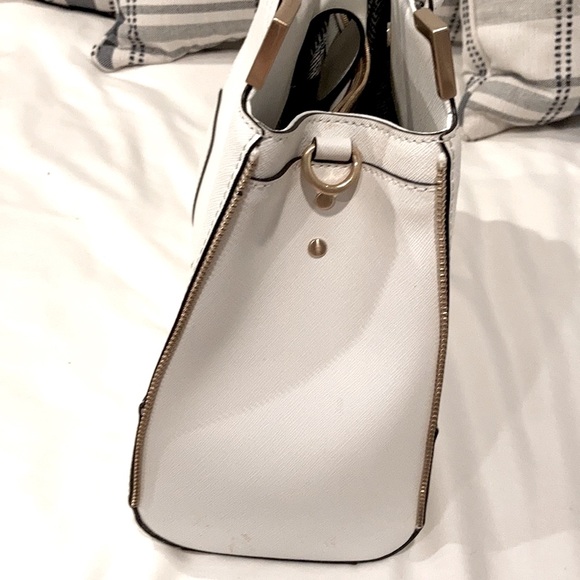 Rebeccaminkoff white leather handbag. 13x10”💖 - Picture 7 of 7
